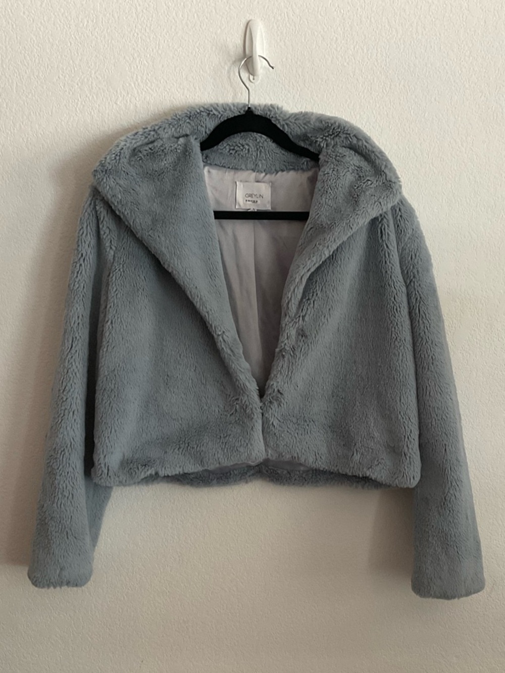 Greylin Faux Fur Cropped Jacket